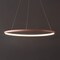 Jonathan Y Brice 23.75" Modern Contemporary Metal Round Dimmable Integrated LED Pendant, Matte Pink JYL7203B - alternate 8