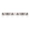 Jonathan Y Irving 40" 6-Light Seeded Glass/Iron Modern Contemporary LED Vanity Light, Nickel JYL7621A - alternate 1