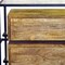 Homeroots 28" Natural Solid Wood and Glass Two Drawer Nightstand 488770 - alternate 4