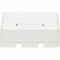 Tripp Lite Surface-Mount Box Keystone Jack 2-Port N082-002-WH - alternate 5