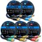 Maximm 4ft 8K 60Hz 48Gbps HDMI 2.1 Braided Cable, Multi-Color, 5PK MX1-8K-4FT-5PK - alternate 1