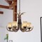 Vaxcel Yoho 6L Chandelier Black Walnut H0016 - alternate 8