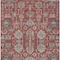 Homeroots 3' X 5' Red Beige And Charcoal Oriental Washable Indoor Outdoor Area Rug 582128 - alternate 8