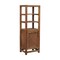 Homeroots 55in Brown Solid Wood Fireplace TV Stand 720019 - alternate 7