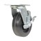 Vestil Phenolic Swivel With Brake Caster 6 In. Diameter x 2 In. Width 1200 Lb. Capacity Black CST-VE-6X2PH-SWB - alternate 1