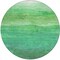 Homeroots 8' Green And Mint Green Round Abstract Washable Indoor Outdoor Area Rug 618144 - alternate 7