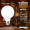 Bulbrite 9 Watt LED G25 Light Bulbs, Warm Dimming 3000K Soft White, 1800K Candlelight, 800 Lumens, 2PK 862888 - alternate 10