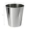 Happimess Nolan Modern Classic Smooth Steel 2 Gal Waste Bin, Polished Steel, 2PK HPM1113D-SET2 - alternate 4
