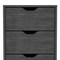 Homeroots 18" Gray Five Drawer Standard Chest 546382 - alternate 5