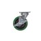 Vestil Green High-Tech Non-Marking Swivel With Brake Polyurethane 6x2 Caster CST-F40-6X2DT-SWB - alternate 3