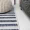 Jonathan Y Sukie Modern Offset Stripe Ivory/Blue 2 ft. x 10 ft. Indoor/Outdoor Runner Rug SMB133C-210 - alternate 7
