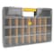 Performance Tool 26 Compartment Organizer, Adjustable Compartments, Clear Cover, Latch W54037 - alternate 1