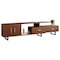 Leisuremod Avery TV Stand with MDF Cabinet and Powder Coated Steel Legs, Walnut ATS69NW - alternate 13