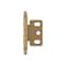 Amerock 3/4in 19mm Door Thickness Full Inset Partial Wrap Ball Tip Champagne Bronze Cabinet Hinge, Single PK3180TBCZ - alternate 1