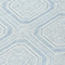 Homeroots 8' Sky Blue And Ivory Round Geometric Washable Indoor Outdoor Area Rug 610855 - alternate 7