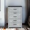 Homeroots 51" Gray Wood Five Drawer Dresser 564697 - alternate 5