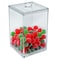 Azar Displays Square Candy Bin with Acrylic Lid - 0.75 Gallon Airtight Food Storage 400431 - alternate 8