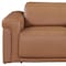 Homeroots 86in Chestnut and Black Italian Leather Power Reclining Loveseat With Storage 720528 - alternate 9