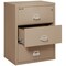 Fireking 3 Drawer, 1 Hr Fire & Impact Rated, 31" Wide Lateral Taupe 3-3122-CTA - alternate 4