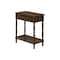 Monarch Specialties Rectangle 2 Tier Accent Side Table, 25 in W, 11.75 in L, 21.75 in H I 3957 - alternate 2