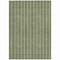 Homeroots 8' X 10' Olive Green And Ivory Striped Washable Indoor Outdoor Area Rug 595886 - alternate 8