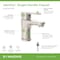 Symmons Identity Single-Hole Single-Handle Bathroom Faucet with Push Pop Drain (1.0 GPM) SLS6712STNPP - alternate 3