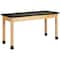 Diversified Spaces Plain Apron Table, Oak, Wood Frame, 60 in W, Oak P7606K30E - alternate 1