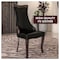 Leisuremod Novara Collection Modern Wooden Dining Chair in Black NC20BL - alternate 4