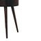 Homeroots 22" Walnut Solid Wood Round One Drawer Nightstand 651545 - alternate 13