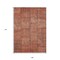 Homeroots 9' X 12' Salmon Copper And Gray Patchwork Washable Indoor Outdoor Area Rug 581615 - alternate 8