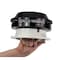 Ventline/Dex Manual Opening, 6-1/4" Diameter, With Screen, With 12 Volt Fan, Polar White VP-543 - alternate 3