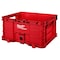Milwaukee Tool PACKOUT Tool Crate, Polymer, Red, 18-3/4 in W x 15-1/2 in D x 10 in H 48-22-8440 - alternate 1