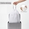 Happimess 8-Gallon 30L Drawstring Unscented Trash Can Liner, White, 20-Count, 1 Pack of 20 Liners HPM3000A-W-1SET - alternate 5