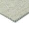 Homeroots 5' X 8' Artichoke Green And Ivory Floral Washable Indoor Outdoor Area Rug 594600 - alternate 8