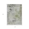 Homeroots 8' X 10' Linen Fern Green And Beige Abstract Washable Indoor Outdoor Area Rug 630798 - alternate 6