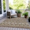 Homeroots 8' X 10' Taupe Brown And Ivory Moroccan Washable Indoor Outdoor Area Rug 594355 - alternate 7