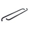 Big Country With Step Pads, 3in Round Bent, Powder Coated, Black, Steel, Without End Caps, Rocker Panel Mount 370451 - alternate 1