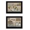 Homeroots Set Of Two Farmhouse Kitchen 2 Black Framed Print Kitchen Wall Art, 2PK 407148 - alternate 1