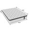 Homeroots 10" Queen Foam Hybrid Mattress 719532 - alternate 5