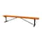 Leisure Craft Portable, Bench w/o Back, 8ft., Orange B8XPP-ORANGE - alternate 1