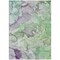 Homeroots 9' X 12' Green Abstract Washable Non Skid Indoor Outdoor Area Rug 559184 - alternate 6