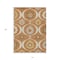 Homeroots 10' X 14' Orange Copper And Gray Medallion Washable Indoor Outdoor Area Rug 589643 - alternate 6