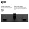 Vigo Titus Two Handle Wall Mount Bathroom Faucet in Matte Black VG05002MB - alternate 6