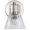 Nuvo Gianna, 1 Light Vanity, Brushed Nickel Finish, Clear Glass 60/8331 - alternate 6