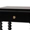 Baxton Studio Terentia Nightstand with Bobbin Legs - 1-Drawer Bedroom Side Table with Storage Shelf, Black 266-14634-ZORO - alternate 8