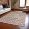 Homeroots 10' X 14' Pink And Ivory Argyle Washable Indoor Outdoor Area Rug 615823 - alternate 6