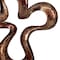 Homeroots 16" Brown And Gold Abstract Aluminum Sculpture 480011 - alternate 6