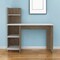 Homeroots 47" White and Brown Computer Desk 403837 - alternate 4