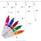 Celebrations Platinum LED T5 RGBW 100 ct Icicle Christmas Lights 9.5 ft. RGBWAT5A - alternate 1