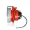 Leviton PinandSleeveReceptacle, 30A, 10hp, Red, PBT 530R7WLEV - alternate 1